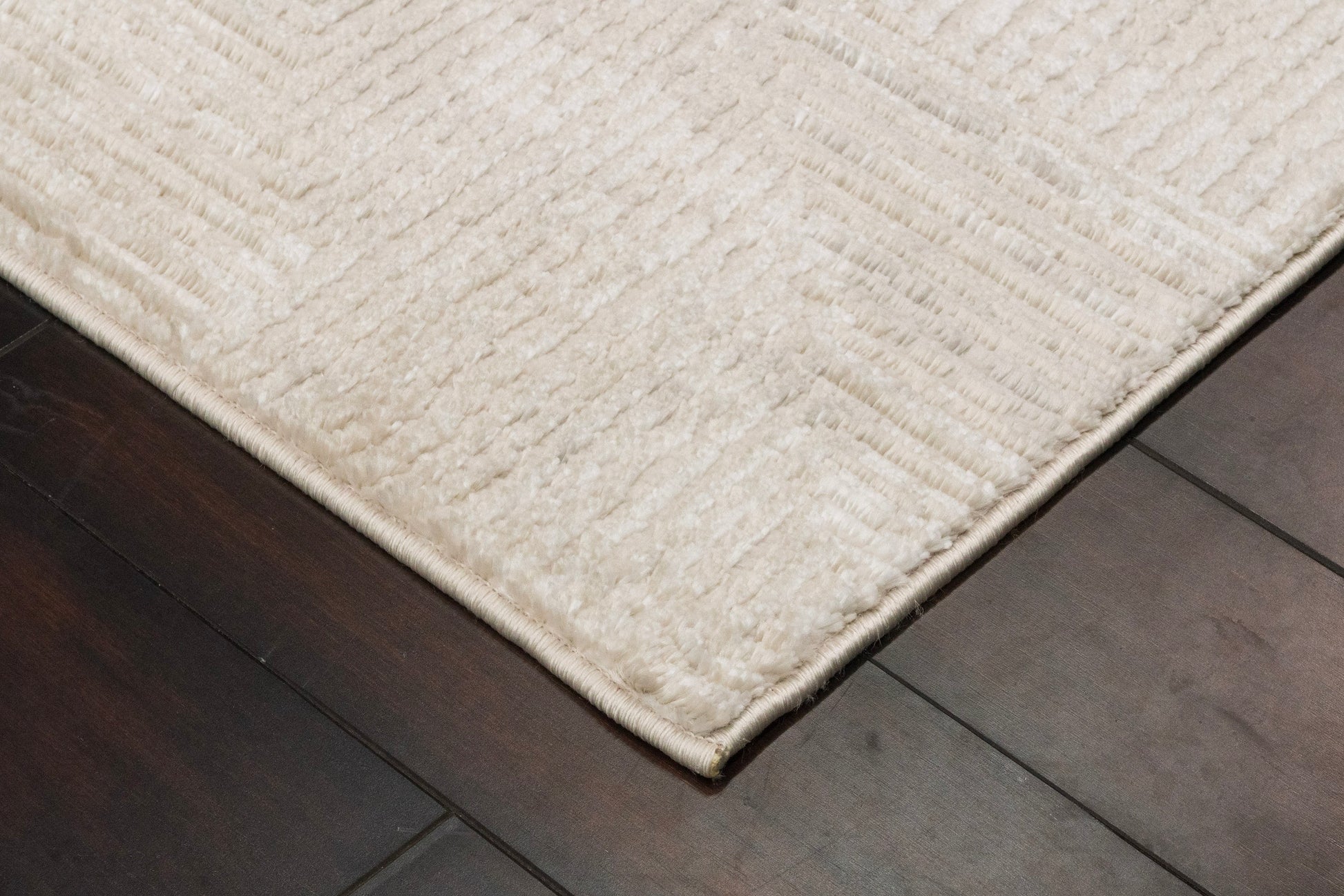 Arten Modern Light Grey Geometric Medium Pile Rug
