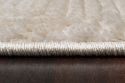 Arten Modern Light Grey Geometric Medium Pile Rug