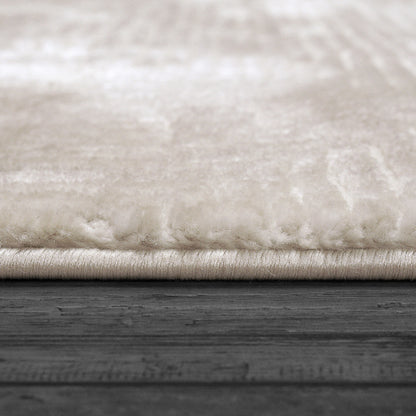 Arten Modern Light Grey Geometric Medium Pile Rug