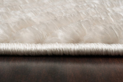Arten Modern Grey Geometric Medium Pile Rug