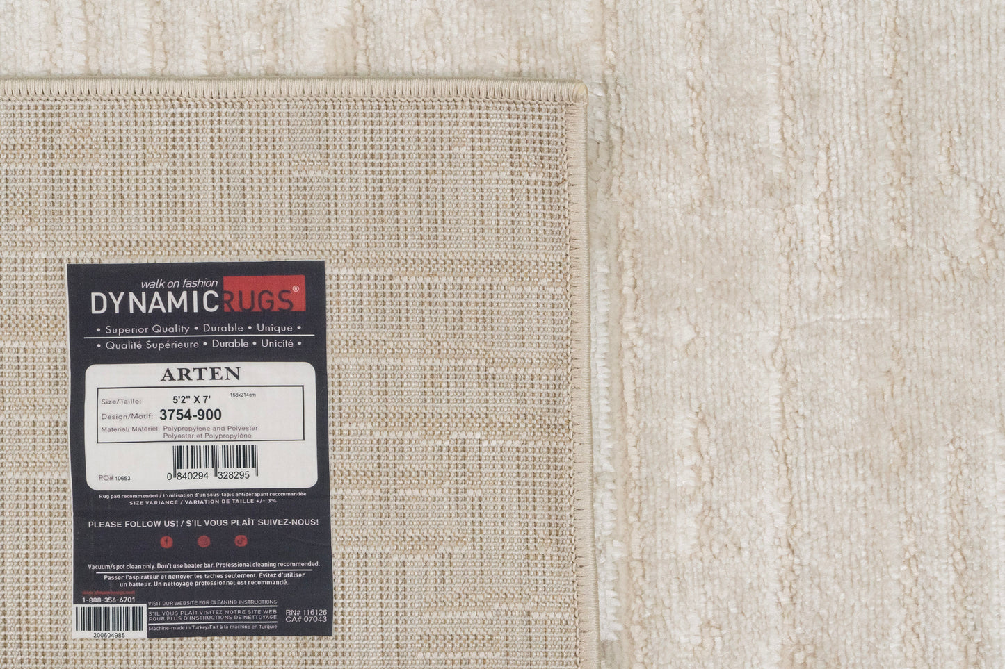 Arten Modern Grey Abstract Medium Pile Rug