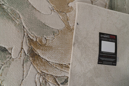 Aspire Contemporary Cream/Beige/Multi Floral Medium Pile Rug