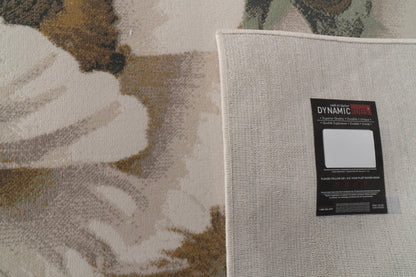 Aspire Contemporary Cream/Multi Floral Medium Pile Rug