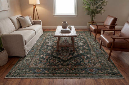 Atlanta Traditional Navy/Multi Oriental Medium Pile Rug