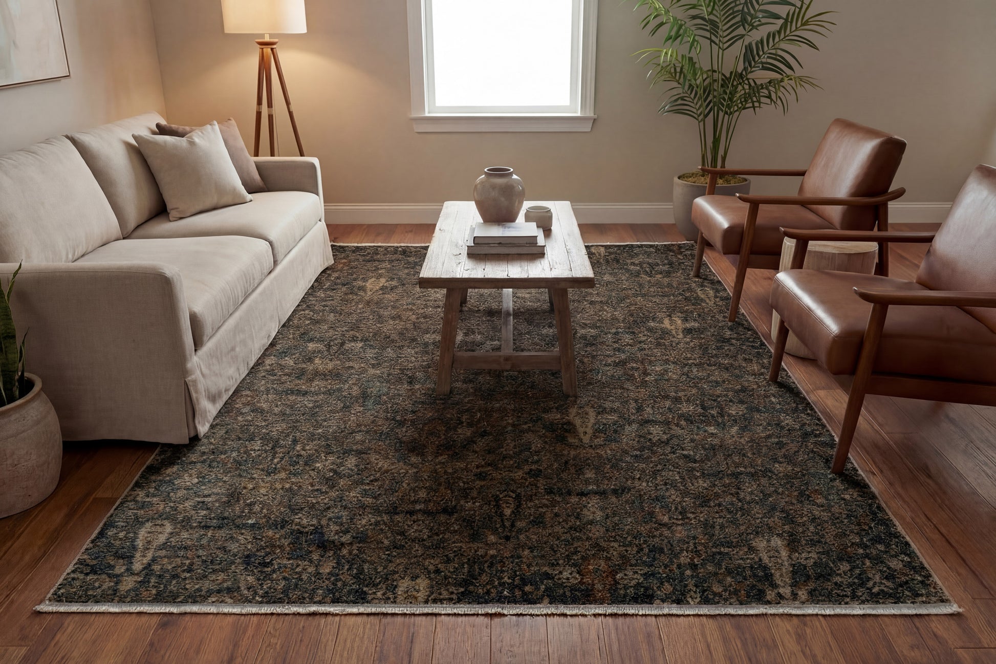 Atlanta Traditional Black/Ivory/Multi Oriental Medium Pile Rug