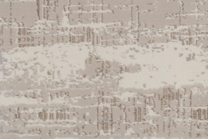 Atlas Modern Beige/Ivory Abstract Medium Pile Rug