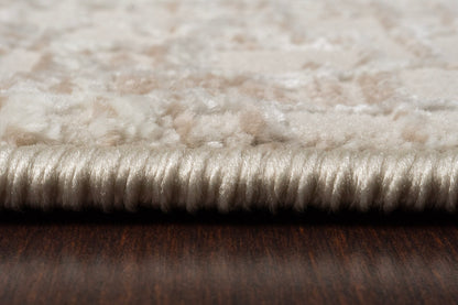 Atlas Modern Beige/Ivory Abstract Medium Pile Rug