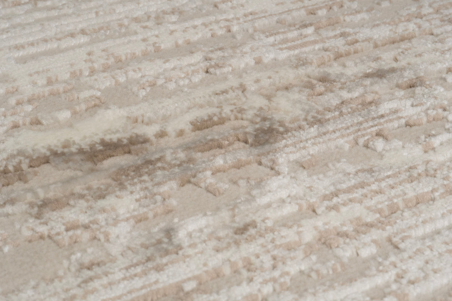Atlas Modern Cream/Grey Abstract Medium Pile Rug