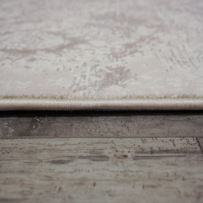 Atlas Transitional Beige Damask Medium Pile Rug