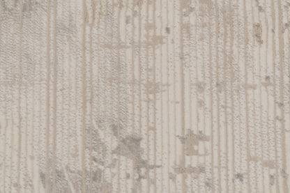 Atlas Modern Ivory/Grey Abstract Medium Pile Rug