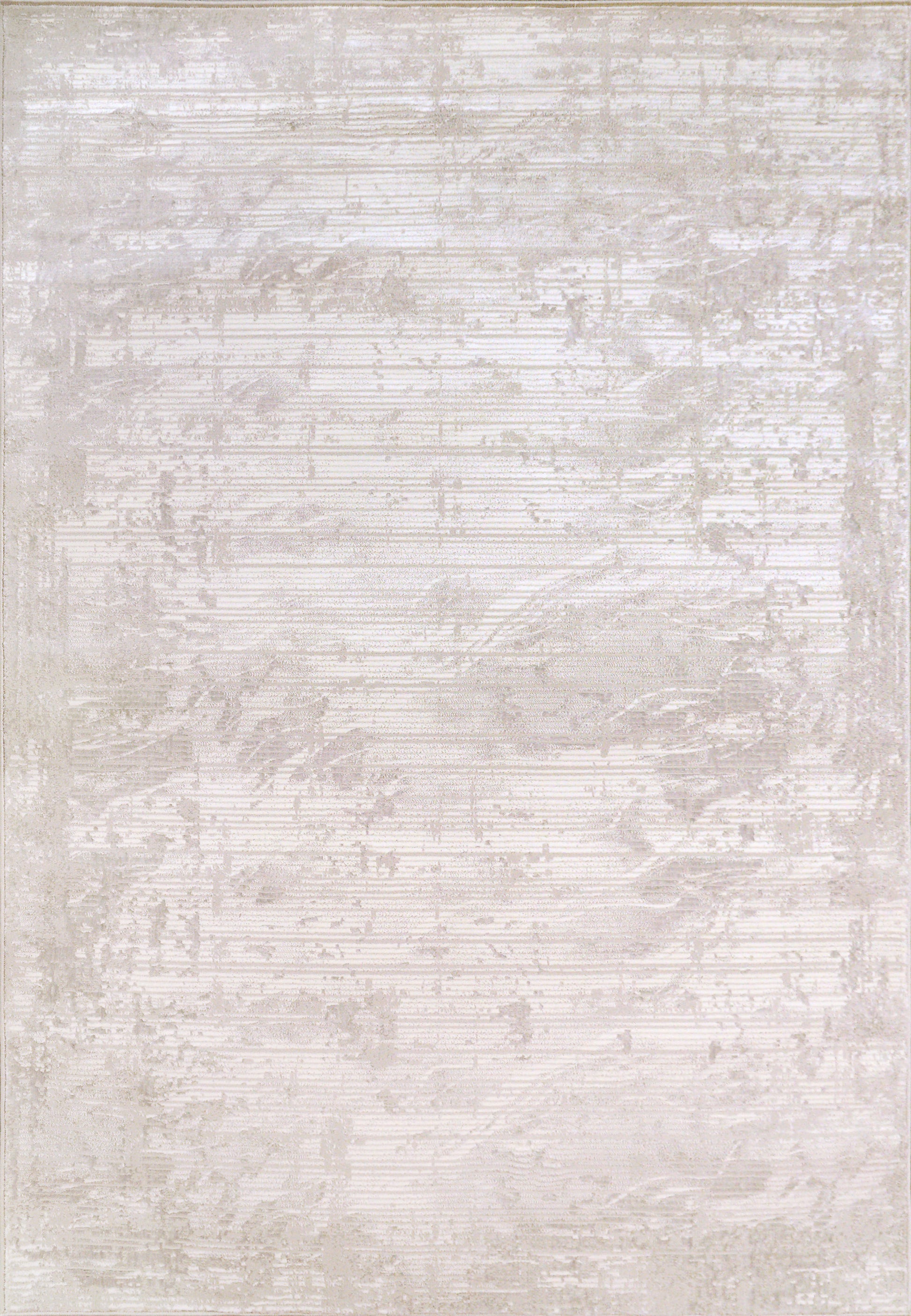 Atlas Modern Ivory/Grey Abstract Medium Pile Rug