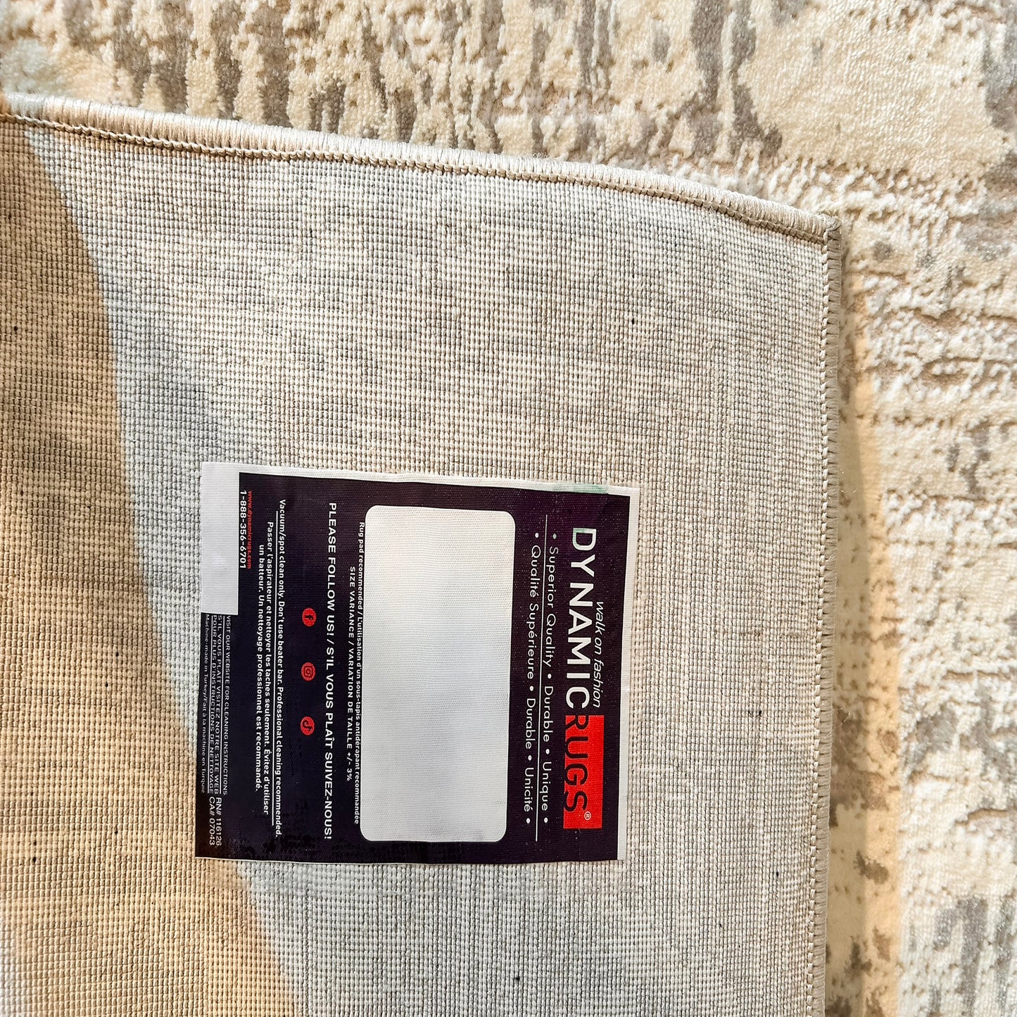 Atlas Modern Ivory/Beige/Grey Abstract Medium Pile Rug