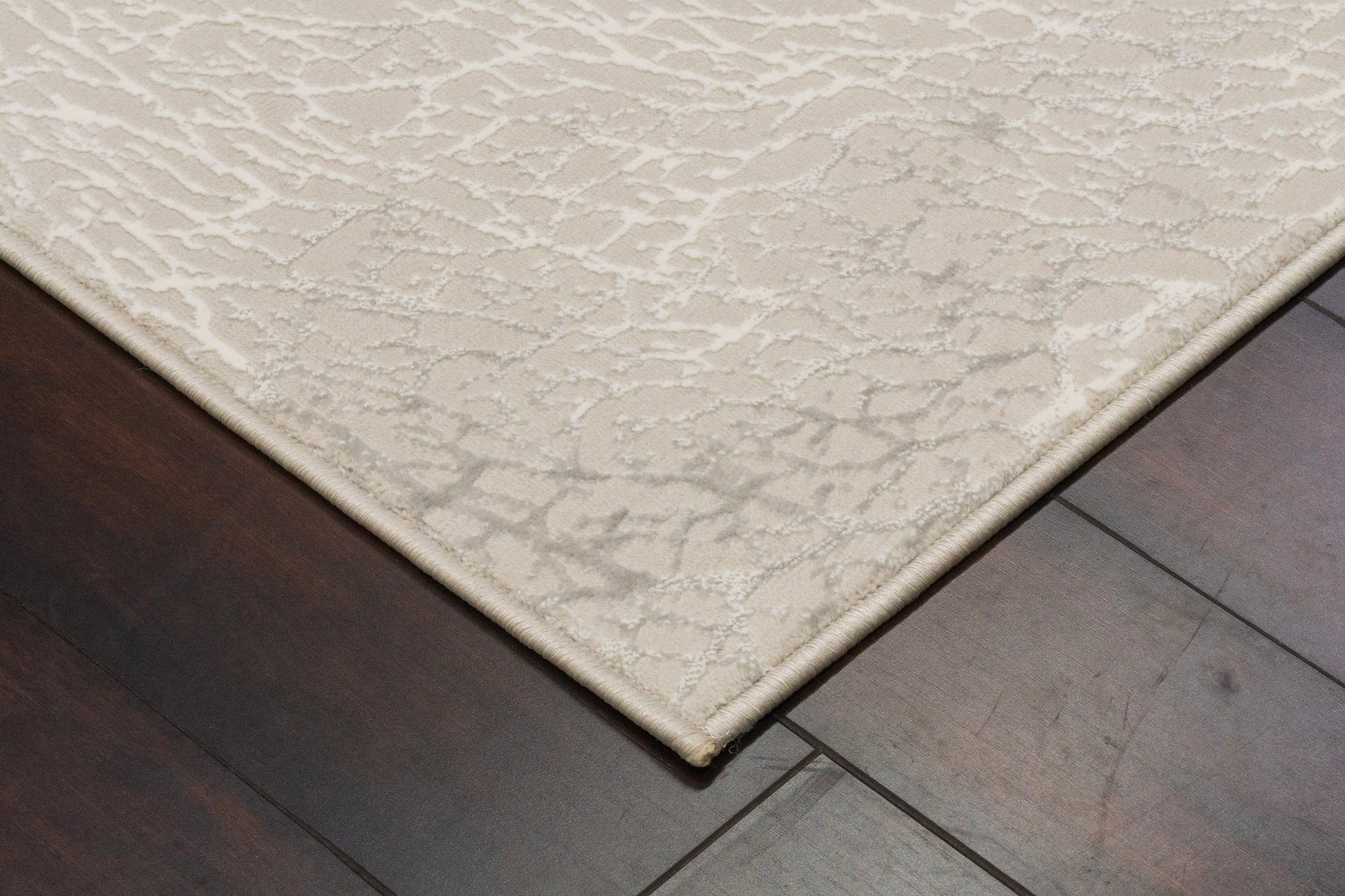 Atlas Modern Beige/Grey Abstract Medium Pile Rug