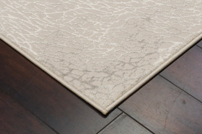 Atlas Modern Beige/Grey Abstract Medium Pile Rug