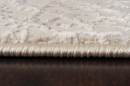 Atlas Modern Beige/Grey Abstract Medium Pile Rug