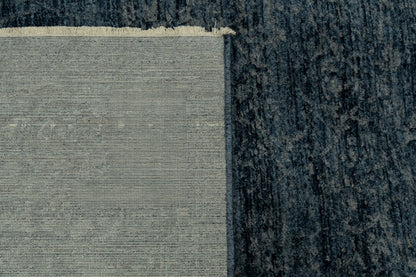 Atmos Traditional Navy Medallion Medium Pile Rug