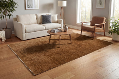 Atmos Traditional Rust Medallion Medium Pile Rug