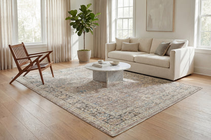 Autumn Traditional Brown/Multi Floral Medium Pile Rug