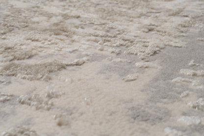 Azure Modern Ivory/Beige/Grey Abstract Medium Pile Rug