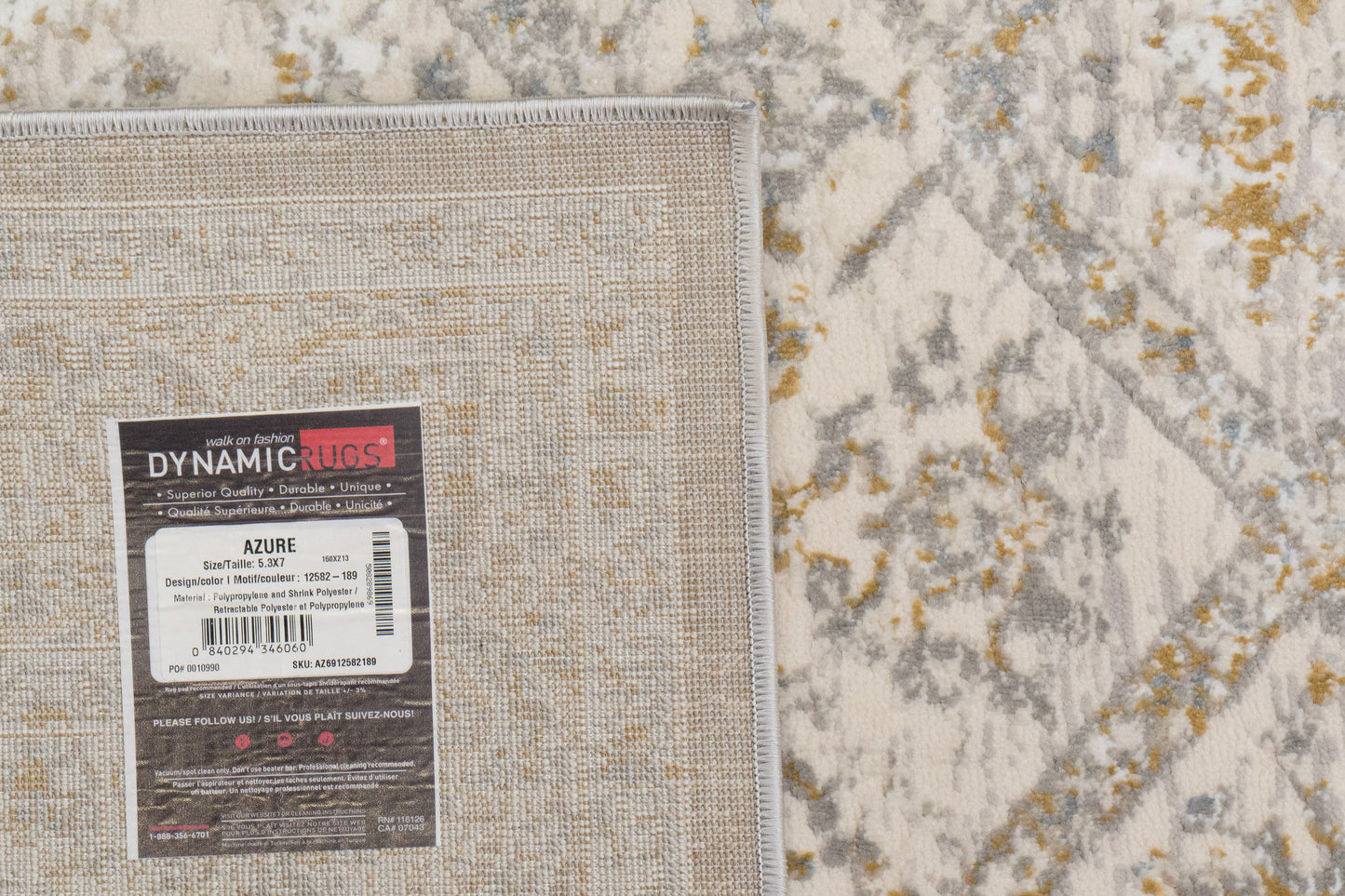 Azure Transitional Ivory/Beige/Grey Southwestern Medium Pile Rug