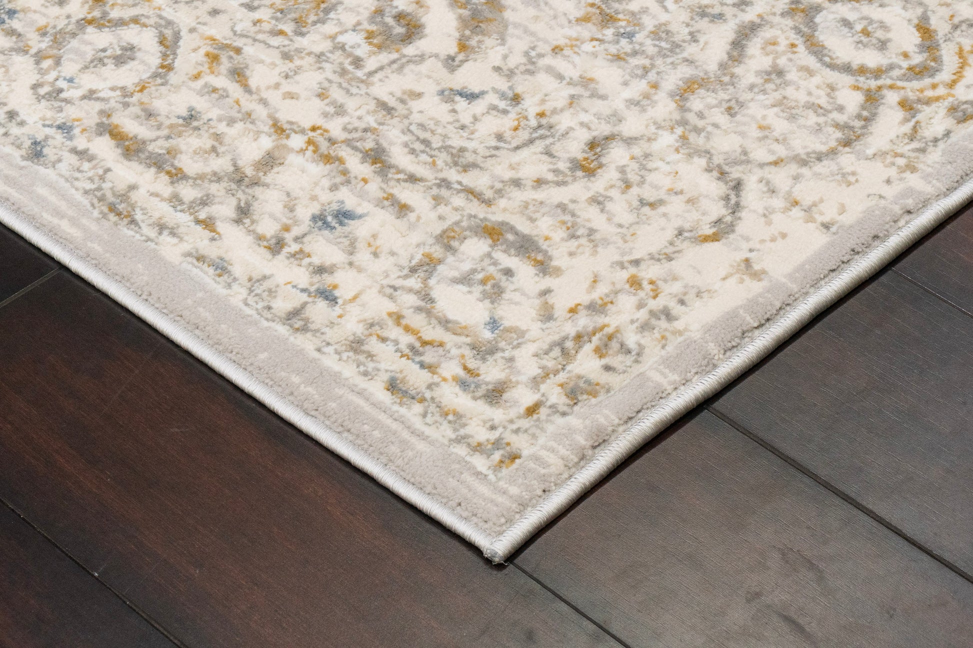 Azure Transitional Ivory/Beige/Grey Southwestern Medium Pile Rug