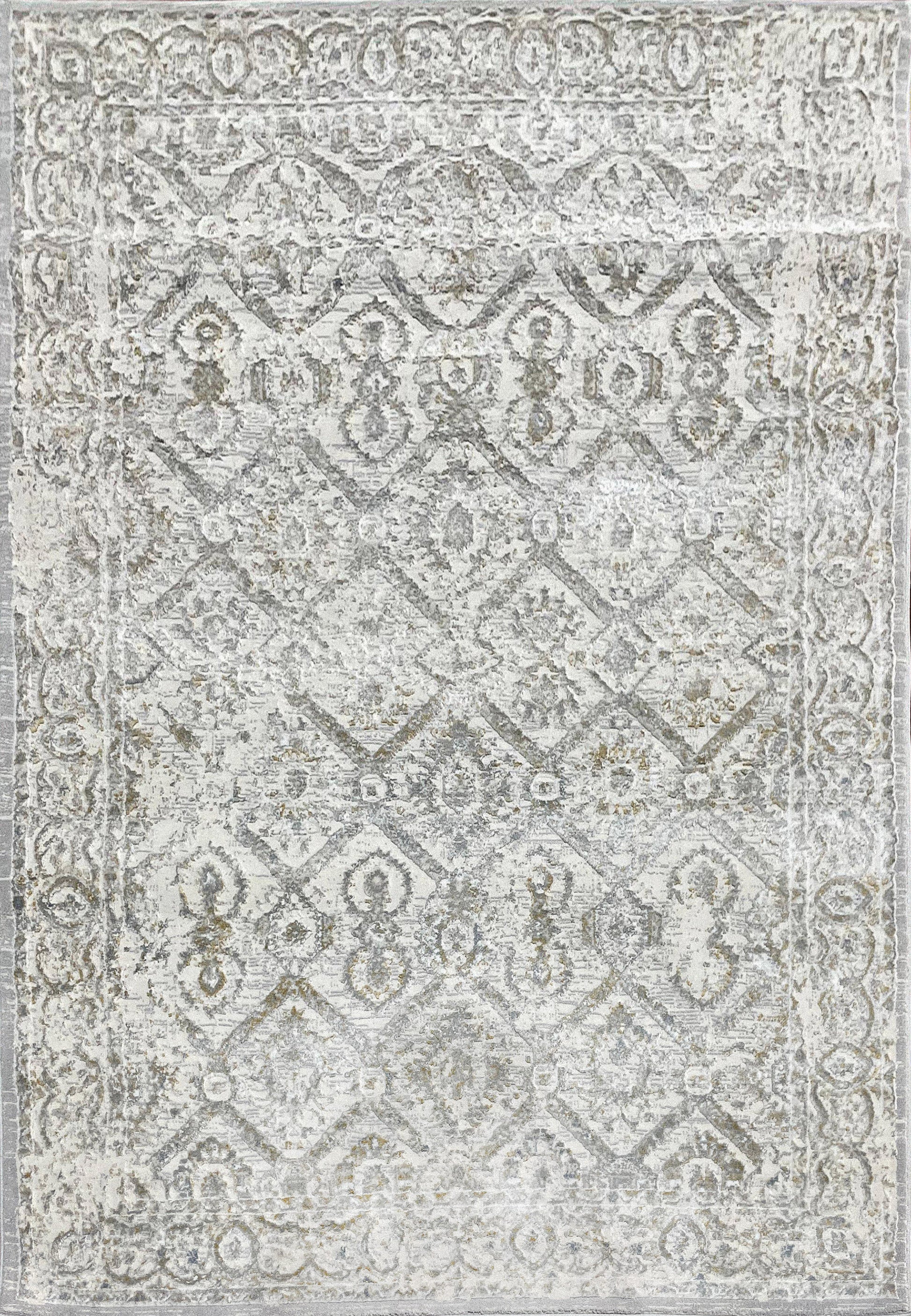 Azure Transitional Ivory/Beige/Grey Southwestern Medium Pile Rug