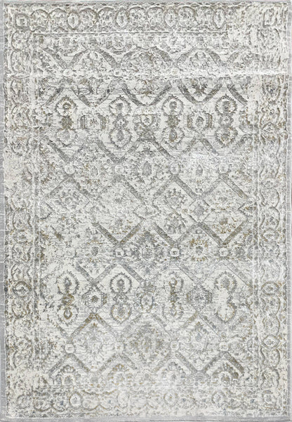 Azure Transitional Ivory/Beige/Grey Southwestern Medium Pile Rug