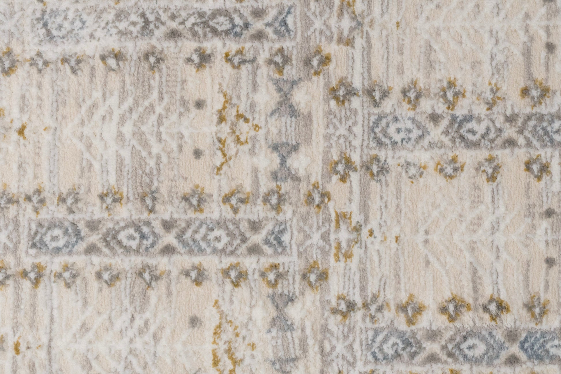 Azure Transitional Ivory/Beige/Grey Southwestern Medium Pile Rug