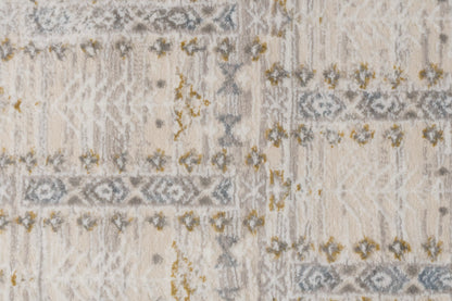 Azure Transitional Ivory/Beige/Grey Southwestern Medium Pile Rug
