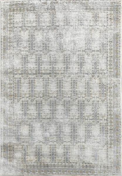 Azure Transitional Ivory/Beige/Grey Southwestern Medium Pile Rug