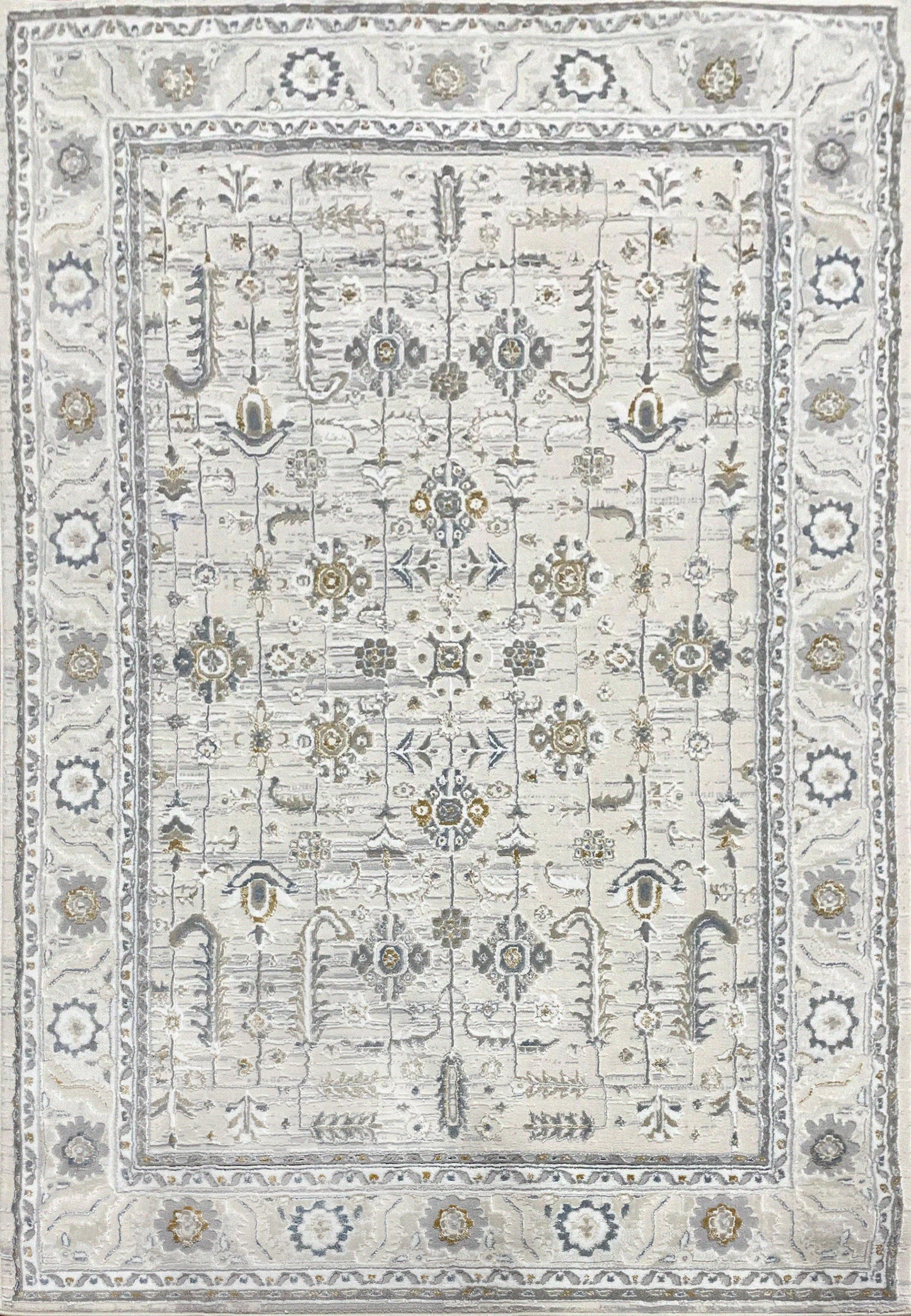 AZURE 12584 Ivory/Grey/Blue