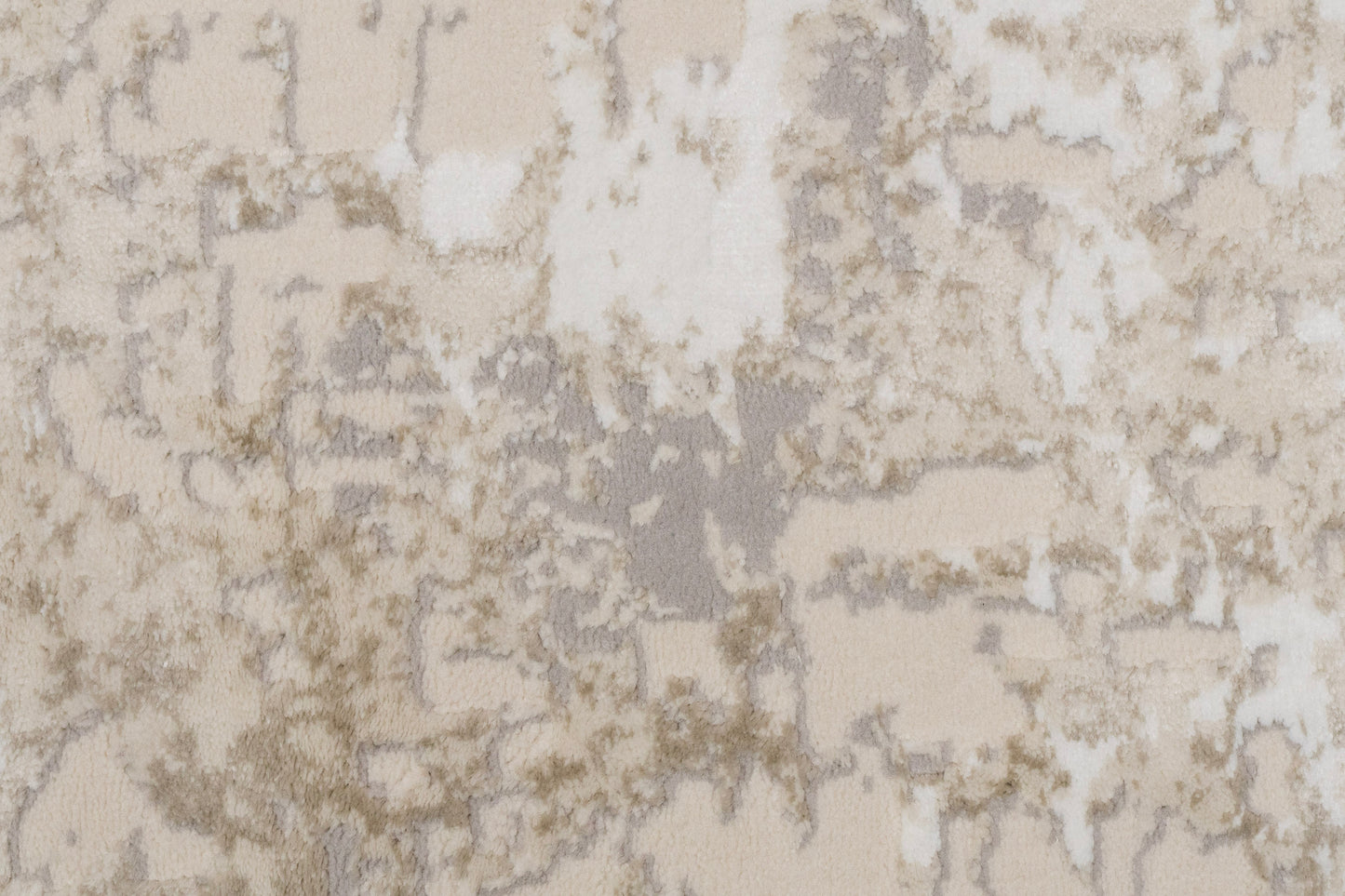 Azure Modern Ivory/Beige/Grey Abstract Medium Pile Rug