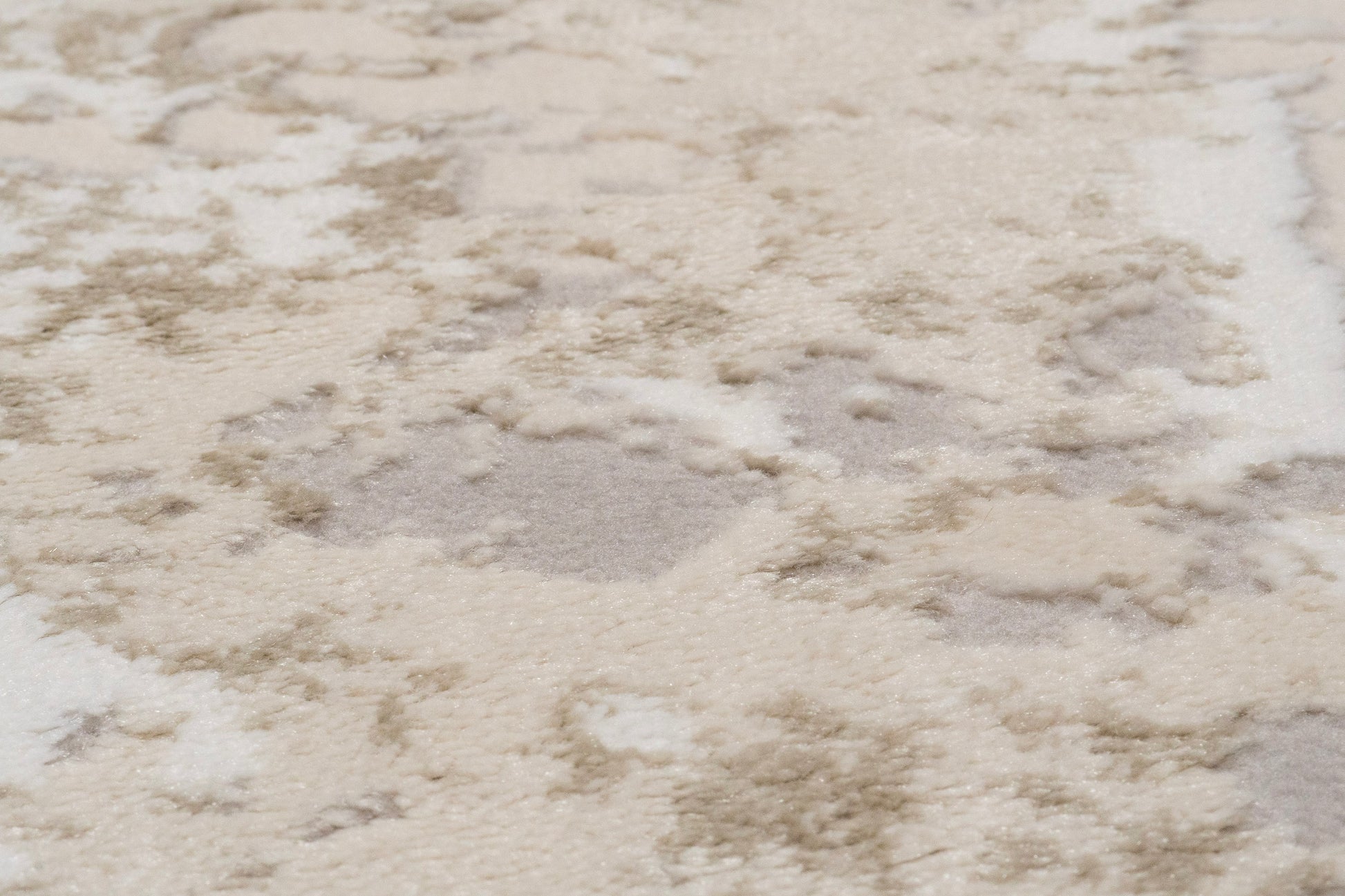 Azure Modern Ivory/Beige/Grey Abstract Medium Pile Rug