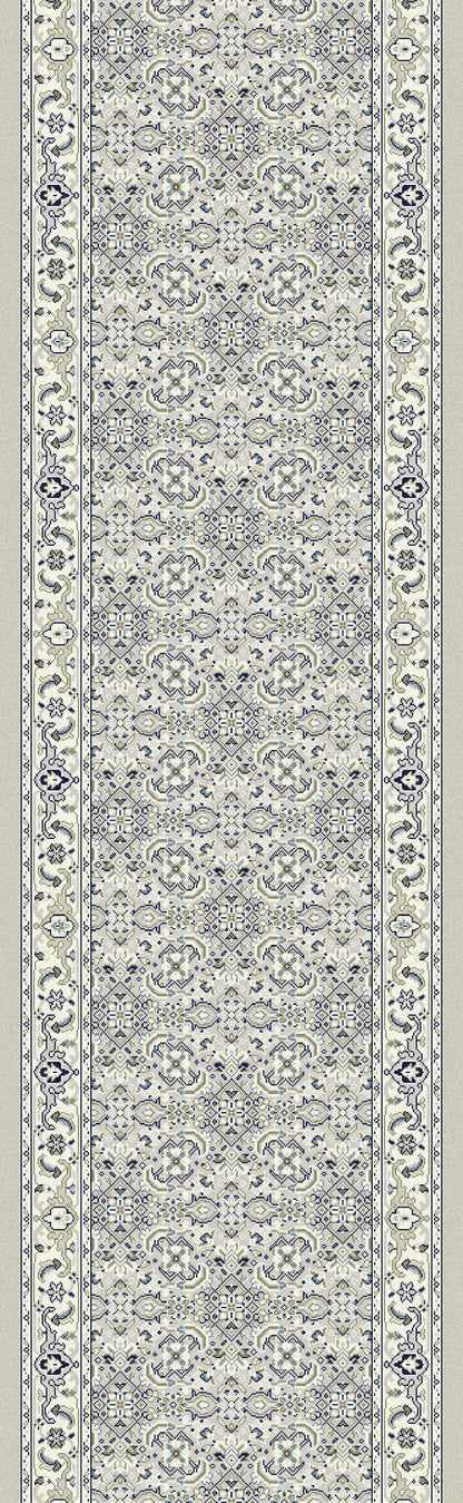 Ancient Garden Traditional Soft Grey/Cream Classic Medium Pile Rug