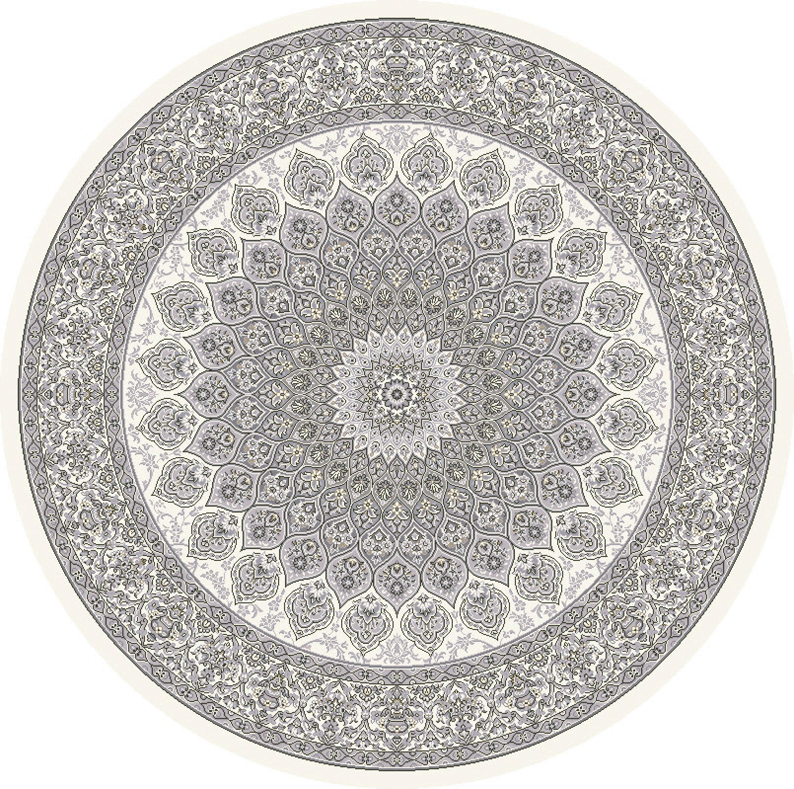 ANCIENT GARDEN 57090 Cream/Grey