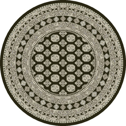 ANCIENT GARDEN 57102 Charcoal/Silver