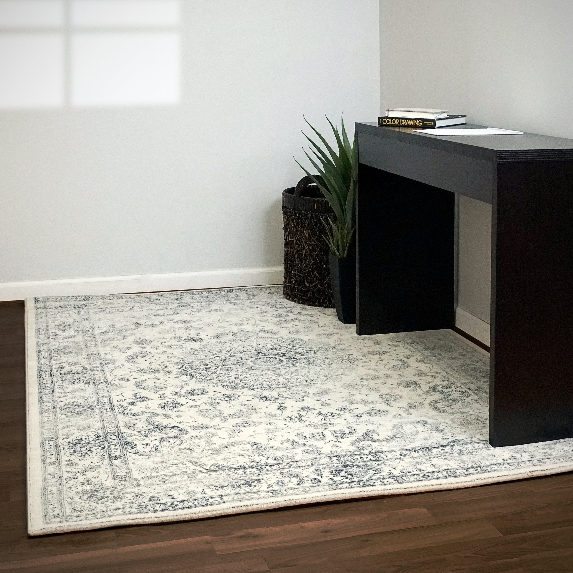 Ancient Garden Traditional Cream Classic Medium Pile Rug
