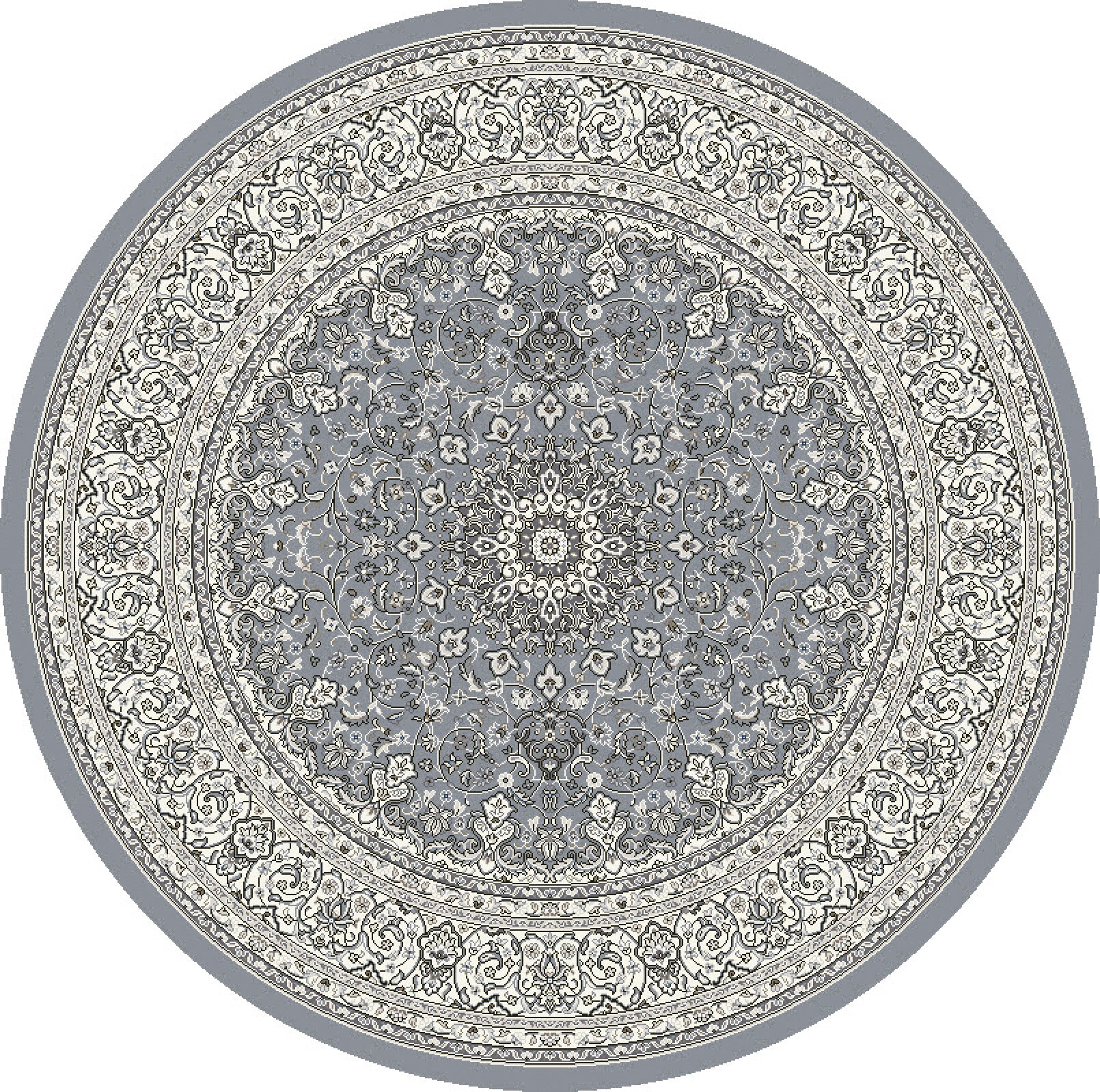 ANCIENT GARDEN 57119 Steel Blue/Cream