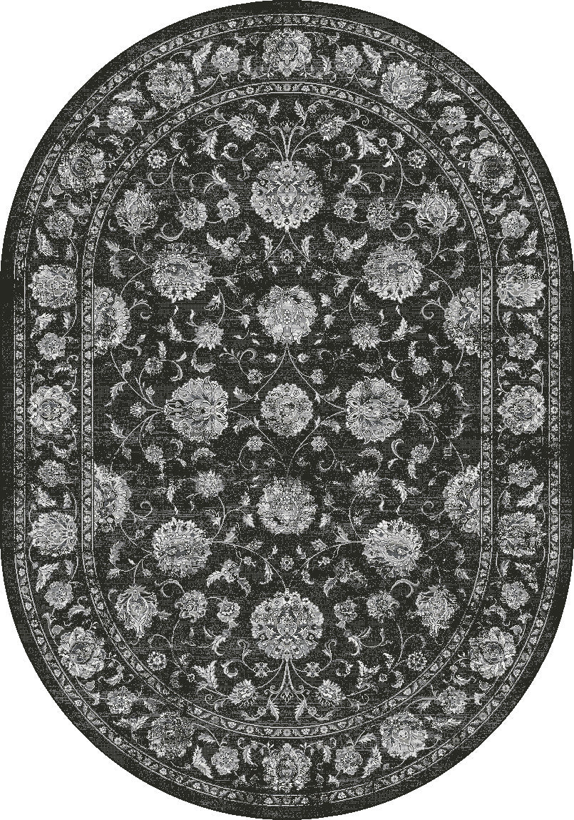 ANCIENT GARDEN 57126 Charcoal/Silver