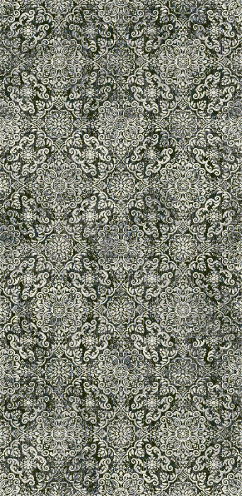 Ancient Garden Traditional Steel Blue Classic Medium Pile Rug