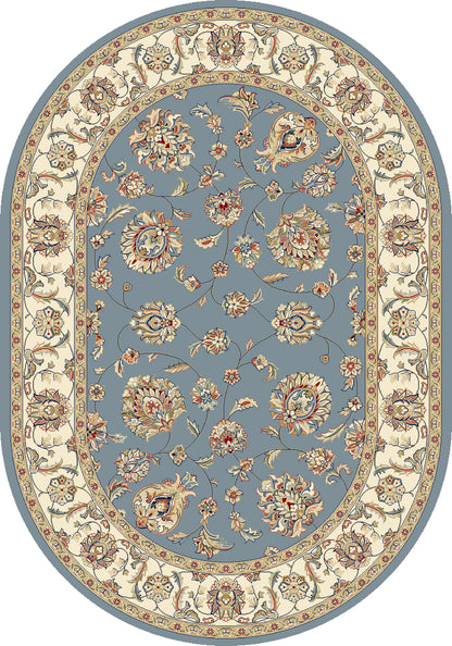 ANCIENT GARDEN 57365 Light Blue/Ivory