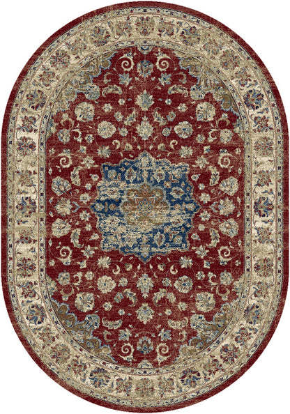 ANCIENT GARDEN 57559 Red/Ivory