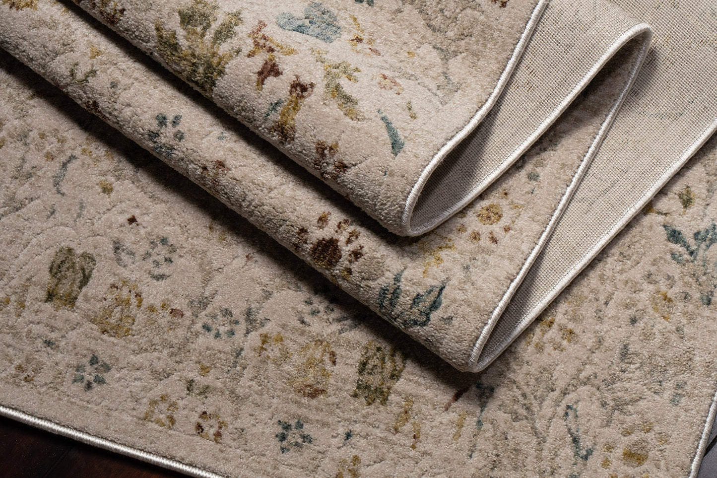 Bloomfield Transitional Cream/Multi Oriental Medium Pile Rug