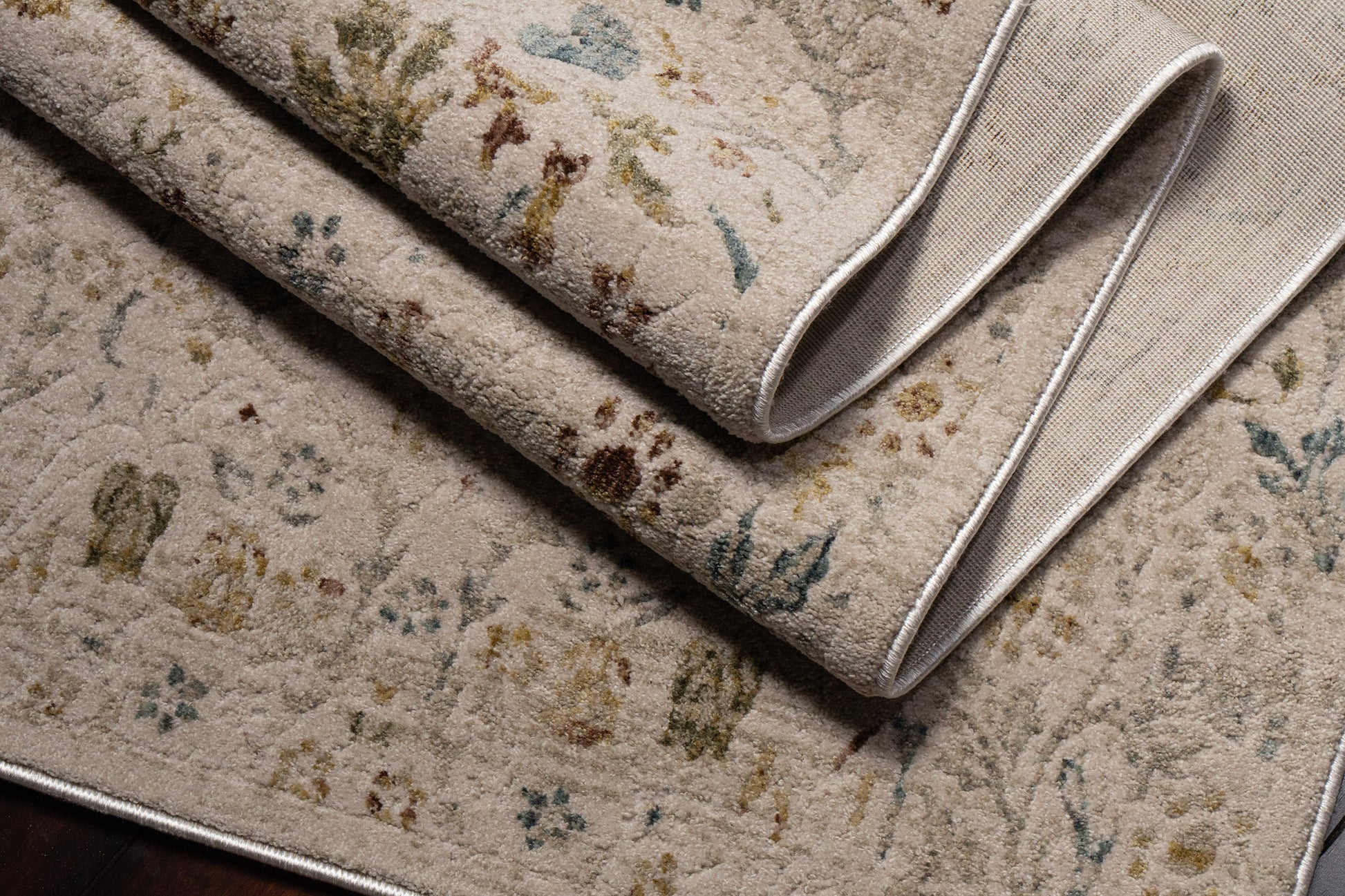 Bloomfield Transitional Cream/Multi Oriental Medium Pile Rug