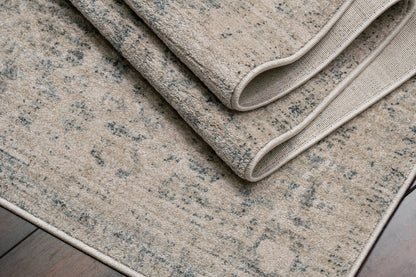 Bloomfield Transitional Grey/Cream Oriental Medium Pile Rug