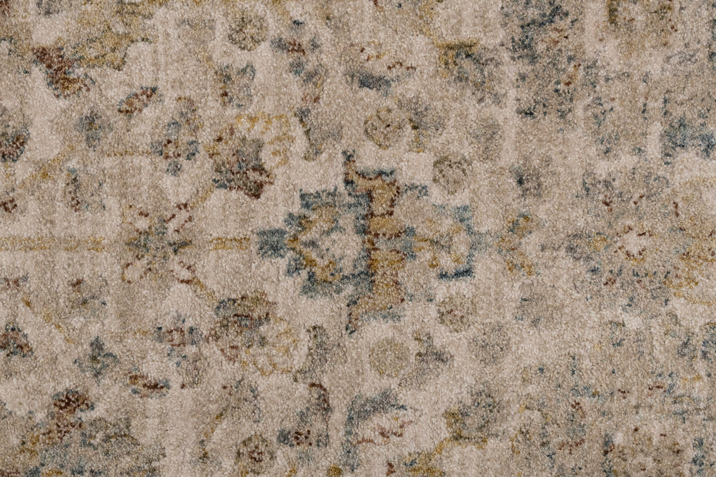 Bloomfield Traditional Beige/Grey/Cream Oriental Medium Pile Rug
