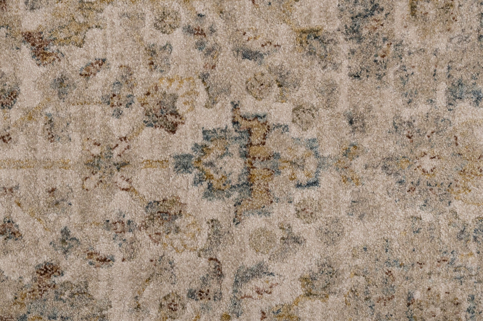 Bloomfield Traditional Beige/Grey/Cream Oriental Medium Pile Rug