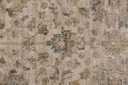 Bloomfield Traditional Beige/Grey/Cream Oriental Medium Pile Rug
