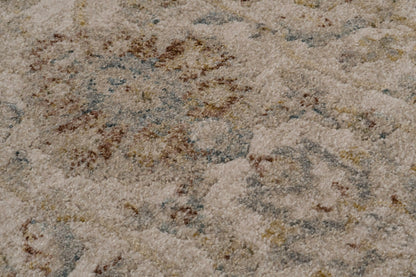 Bloomfield Traditional Beige/Grey/Cream Oriental Medium Pile Rug