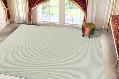Boutique Modern Ivory/Grey Striped Medium Pile Rug